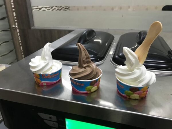 Maquina de Helado 3 Sabor 2350W doble compresor - Imagen 5