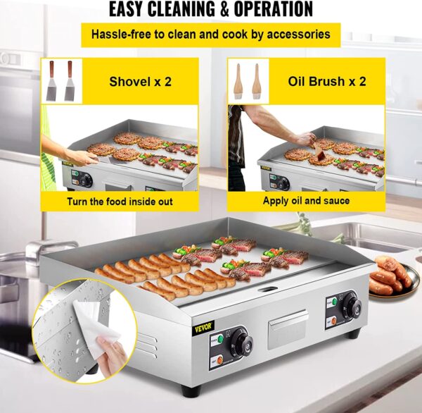 Plancha electrica 8mm profesional - Imagen 10