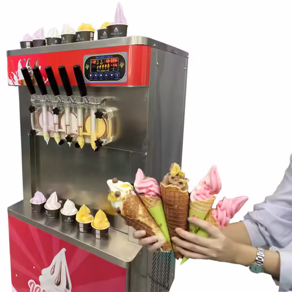 Máquina pedestal  5 sabores 3200W
