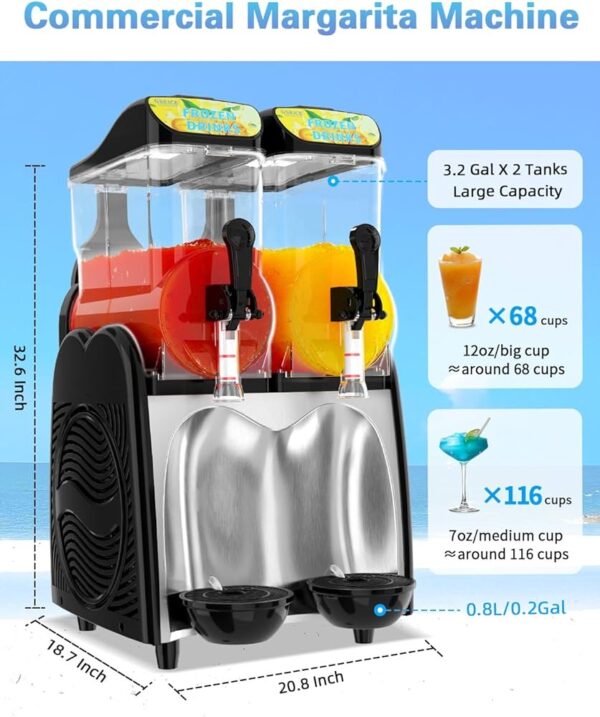 Máquina de bebidas congeladas granizadas - Imagen 3