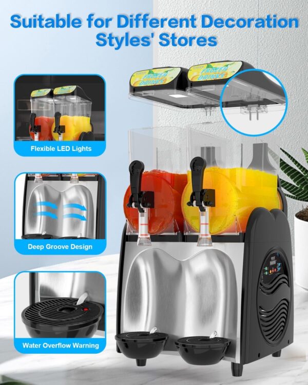 Máquina de bebidas congeladas granizadas - Imagen 2