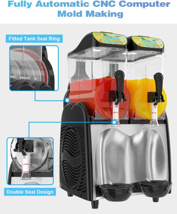 Máquina de bebidas congeladas granizadas - Imagen 5