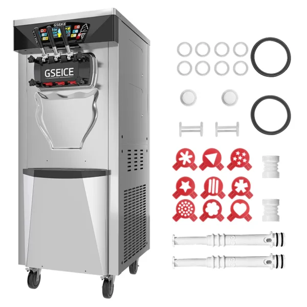 Heladera  Ruedas Pedestal 3200W - Imagen 3