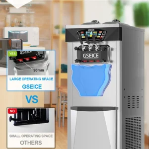 Heladera Ruedas Pedestal 3200W