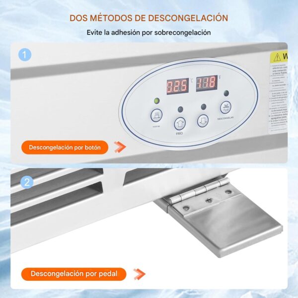 Máquina de rollos de helado frito Vevor - Imagen 3