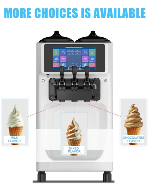Maquina de Helado doble pantalla doble sistema - Imagen 5