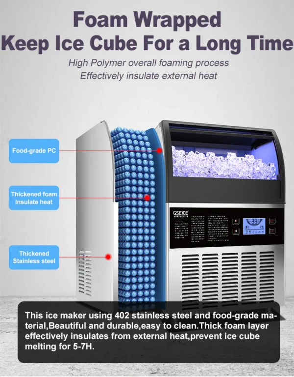 Fabricador De Hielo 50kg - Imagen 5