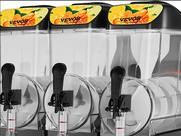 Vevor Maquina Granizadora Smoothies 3 Cilindro 12l*3 1200w - Imagen 2